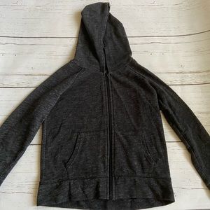 black zip up hoodie!